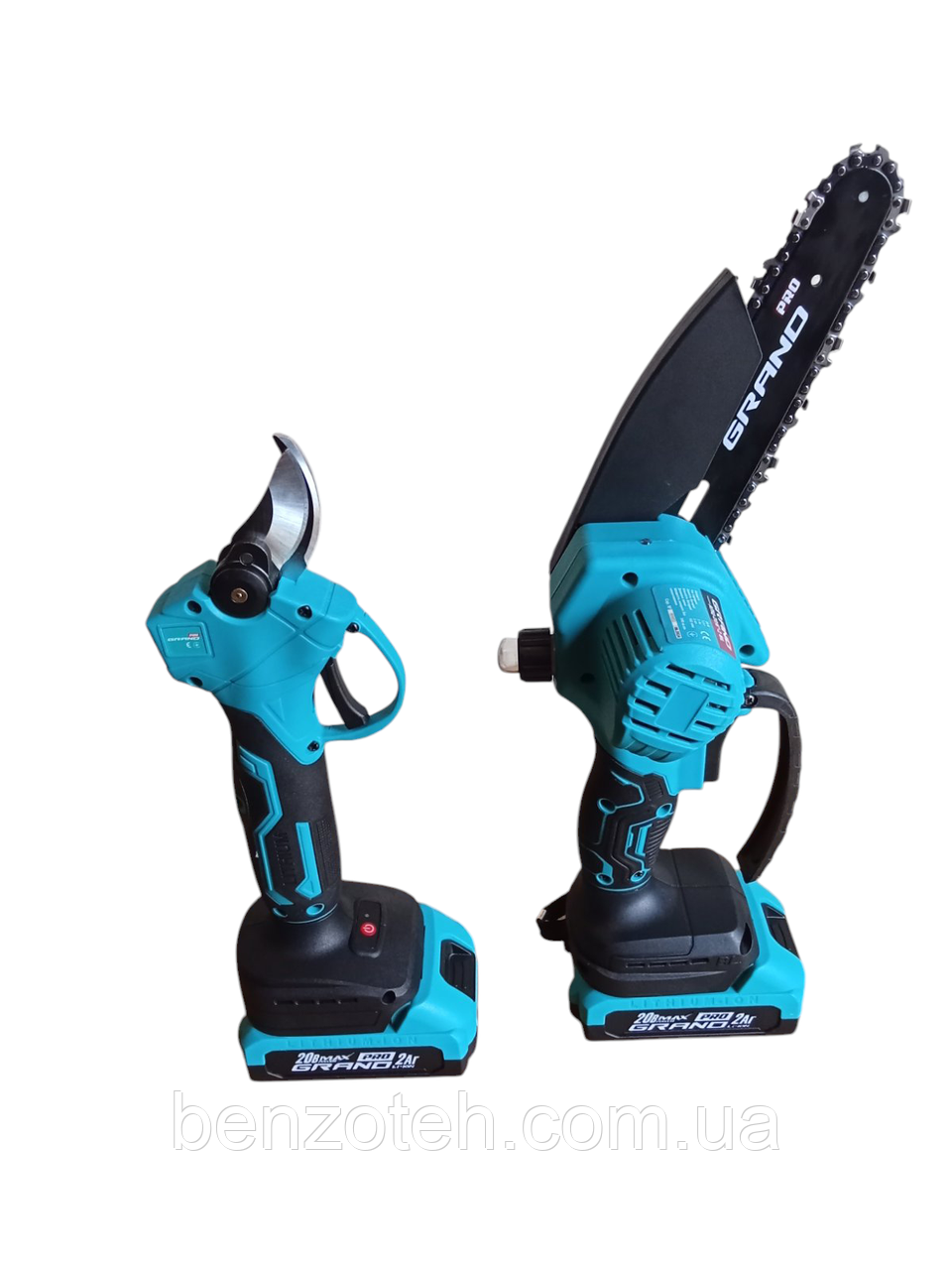 Набір з 2 G акумуляторних інструментів GRAND (СА-20BL+АПЦ-20/6"-2 BL), фото 1