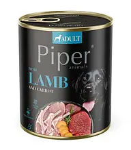 Консерви DN Piper 800 г з ягням та морквою для собак