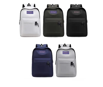 Рюкзак спортивний шкільний міський 48*30 см на блискавці з кишенею в різних кольорах Bagfon