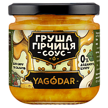 Гушевий соус з гірчицею без цукру для сиру та салату YAGODAR, 200 г