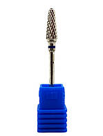 Фреза для манікюру твердосплавна конусна кукурудза (14 мм, фреза для зняття гель лаку, манікюрна фреза)