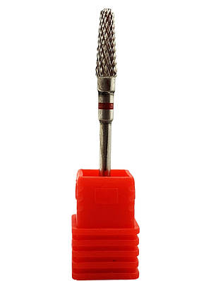 Фреза для манікюру твердосплавна конусна кукурудза (14 мм, фреза для зняття гель лаку, манікюрна фреза)