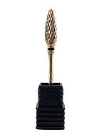 Фреза для манікюру твердосплавна конусна кукурудза (14 мм, фреза для зняття гель лаку, манікюрна фреза), фото 2