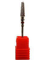 Фреза для манікюру твердосплавна конусна кукурудза (14 мм, фреза для зняття гель лаку, манікюрна фреза)