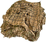 Сітка маскувальна з основою 2х3 для бліндажів, окопів, авто, пікапа, позашляховика та техніки "Мультикам №2", фото 5