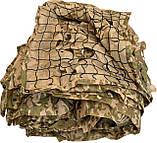 Сітка маскувальна з основою 2х3 для бліндажів, окопів, авто, пікапа, позашляховика та техніки "Мультикам №2", фото 9