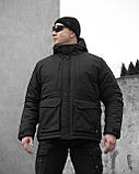 Куртка зимова чоловіча чорна Bezet SnowPatrol, фото 3
