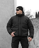 Куртка чоловіча тактична зимова SnowPatrol чорний, фото 4