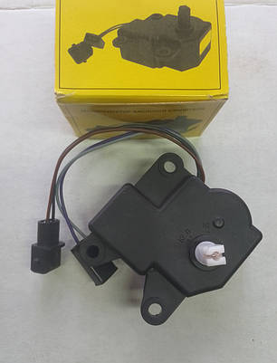 Мотор-редуктор заслінки обігрівача ВАЗ-2110 "Омега" з проводами, фото 1