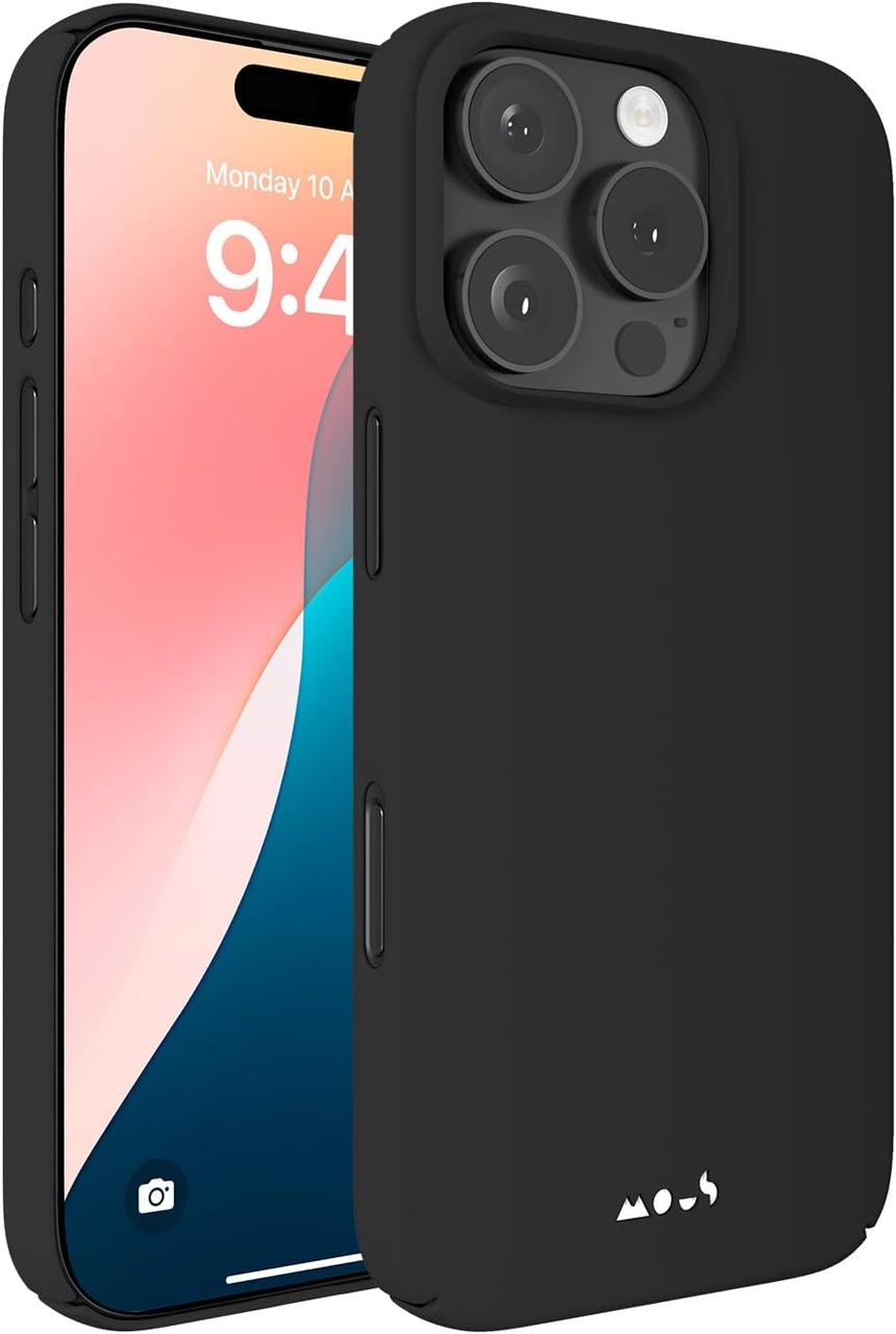 Чохол Mous MagSafe Limitless 6.0 Thin PC Black для iPhone 16 Pro Max, фото 1