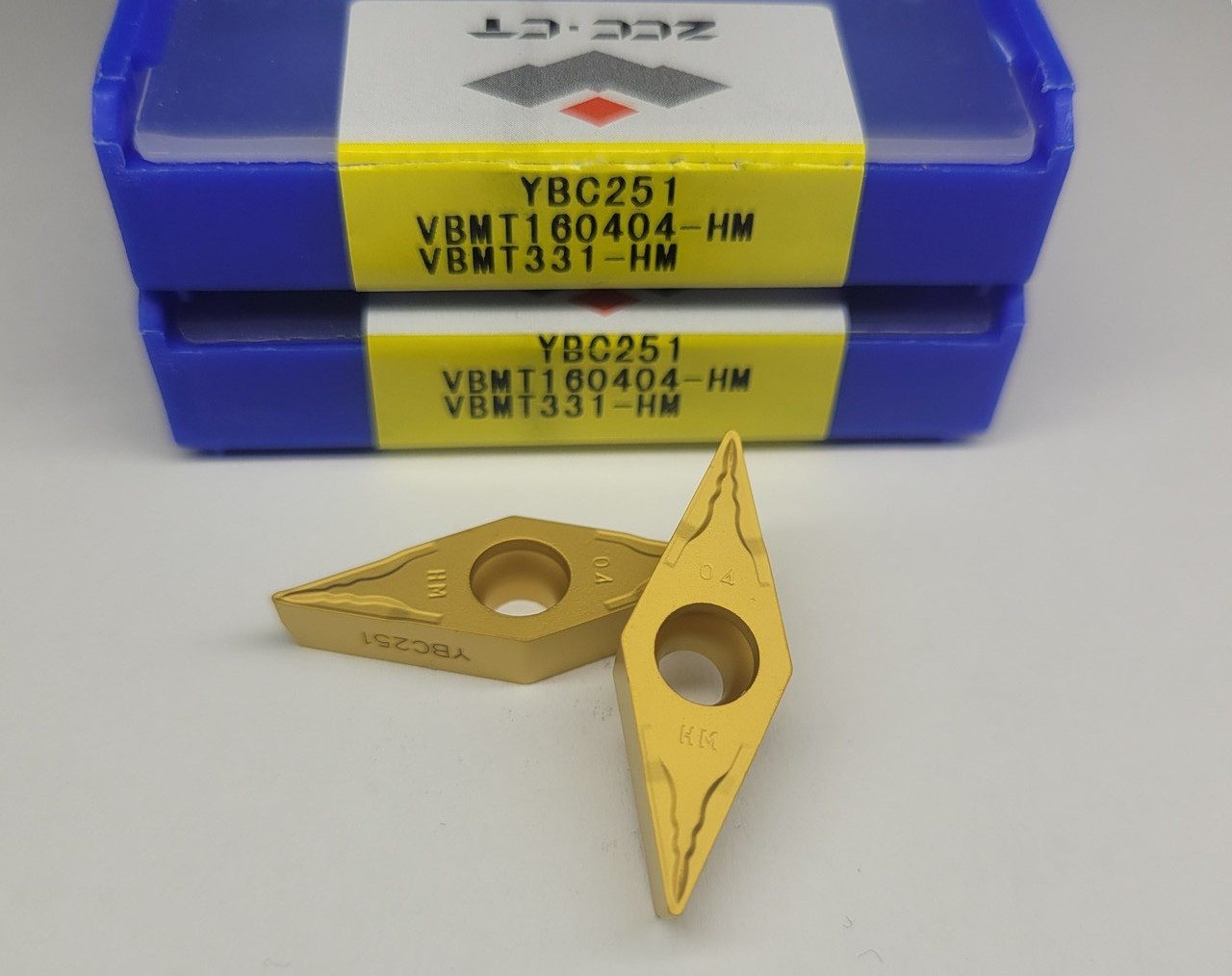 VBMT160404-HM YBC251 ZCC.CT (Сталь) Твердосплавна пластина