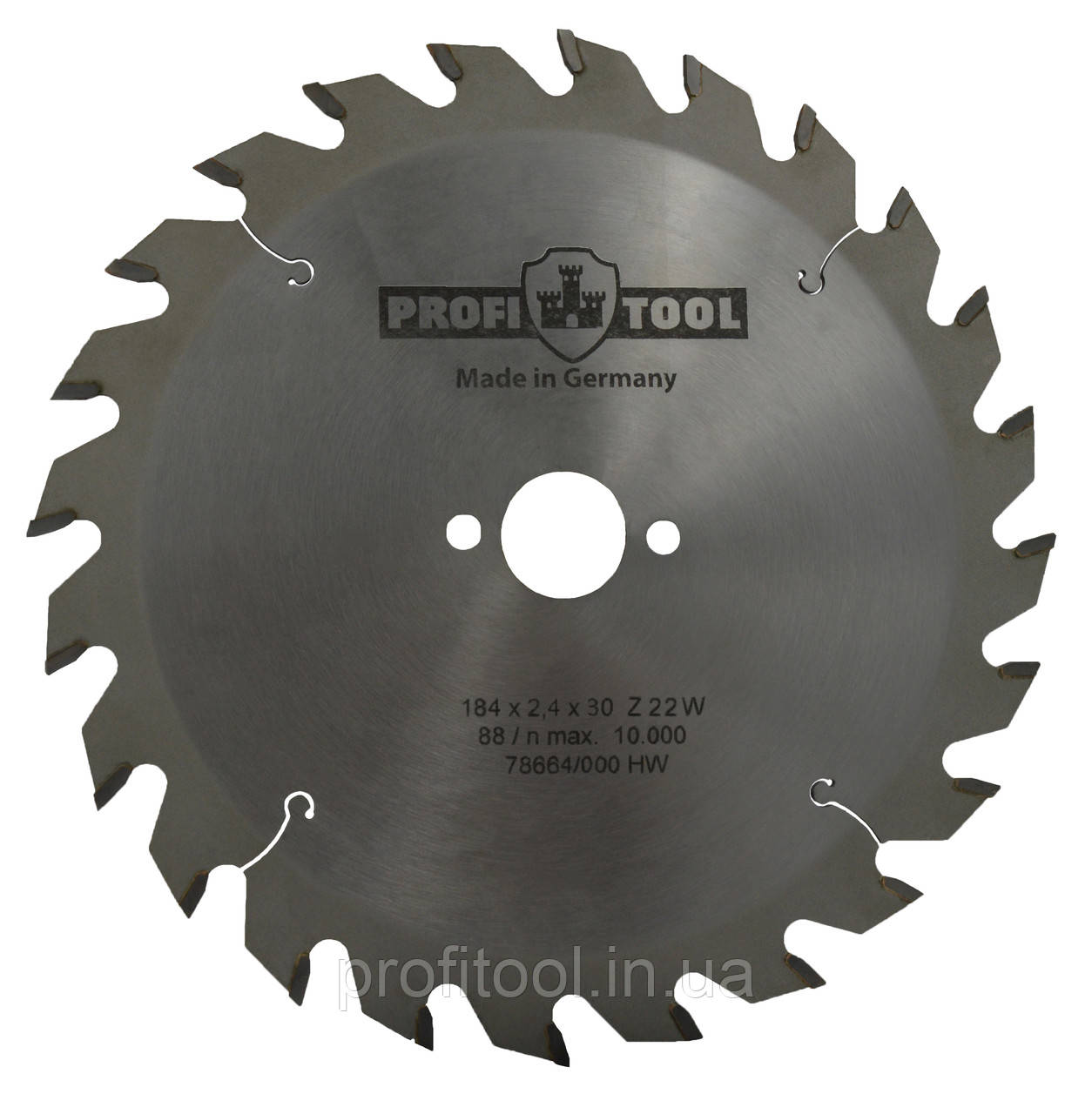 Диск пиляльний PROFITOOL - 184х2,4х1,4х30 мм Z=22, W (ATB) (2118406)