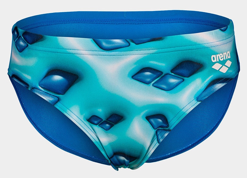 Плавки-сліпи для хлопців Arena FOAM SWIM BRIEFS білий, зелений, бірюзовий Діт 152 см, фото 1