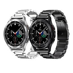 Ремінець Універс 22 mm Stainless Steel для Samsung/Amazfit/Huawei Колір Silver