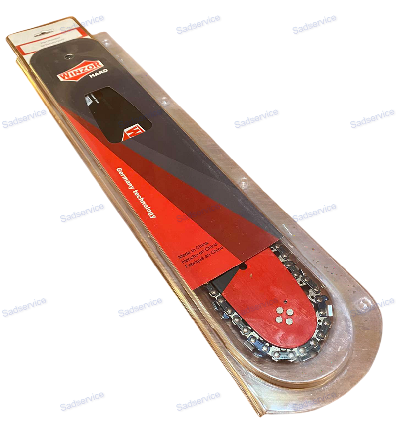 Шина 35 см та Ланцюг шаг 3/8 - 1.3 - 52 ланок для  AL-KO BKS 35/35 II/40-40 II/3835/4040 Winzor Hard, фото 1