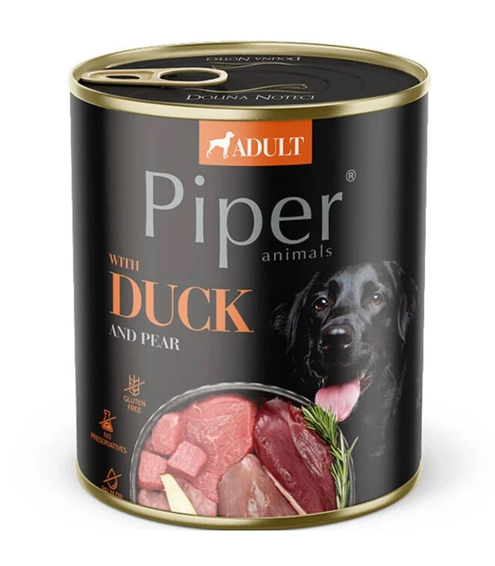 Консерви DN Piper 800 г з качкою та грушею для собак, фото 1