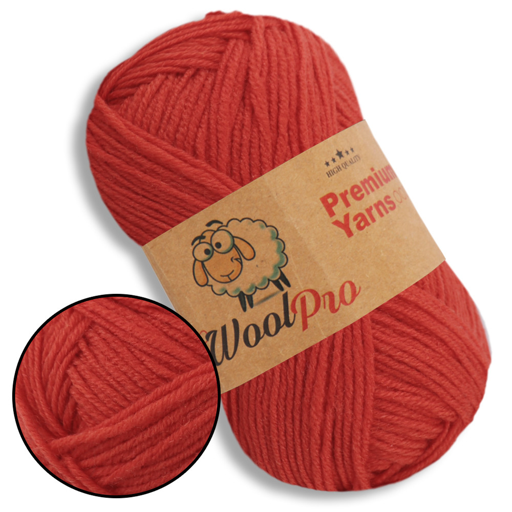 Premium Yarns WoolPro, Червоний No512, фото 1
