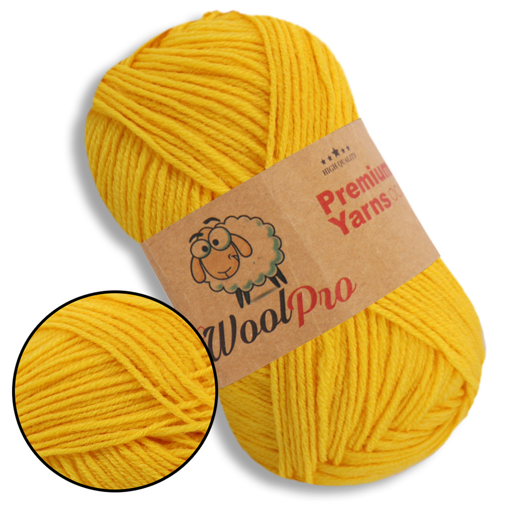 Premium Yarns WoolPro Жовтий No504, фото 1