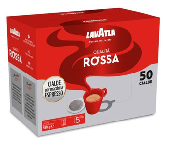 Кава в чалдах/монодозах Lavazza Qulita Rossa 50 шт. ESE (44 мм)