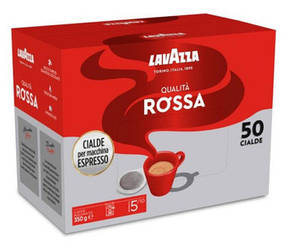 Кава в чалдах/монодозах Lavazza Qulita Rossa 50 шт. ESE (44 мм)