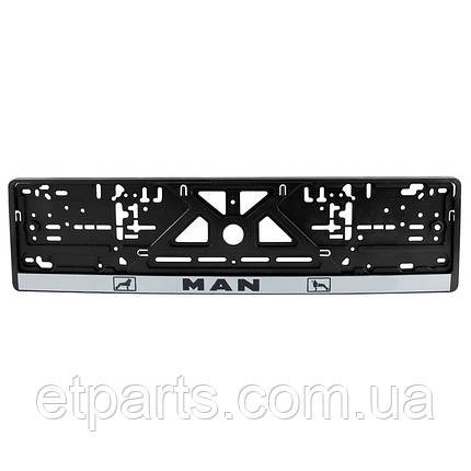 Рамка номерного знаку пластик (MAN), фото 1