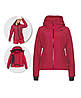 Куртка гірськолижна жіноча F2 St.Moritz Thermore S Vine/Red, фото 8