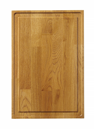 Сервірувальна дубова дошка Hendi розміром 420x280x40 мм, фото 2