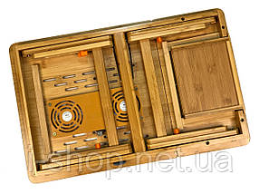 Cтолик для ноутбука з підставкою для смартфона 17" UFT T26 NEW з активним охолодженням, фото 5