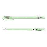 Ручка гелева ELEGANCE 0.5мм, непрозорий корпус синя, фото 3