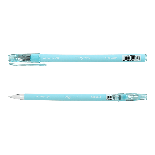 Ручка гелева ELEGANCE 0.5мм, непрозорий корпус синя, фото 5