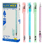 Ручка гелева ELEGANCE 0.5мм, непрозорий корпус синя, фото 2