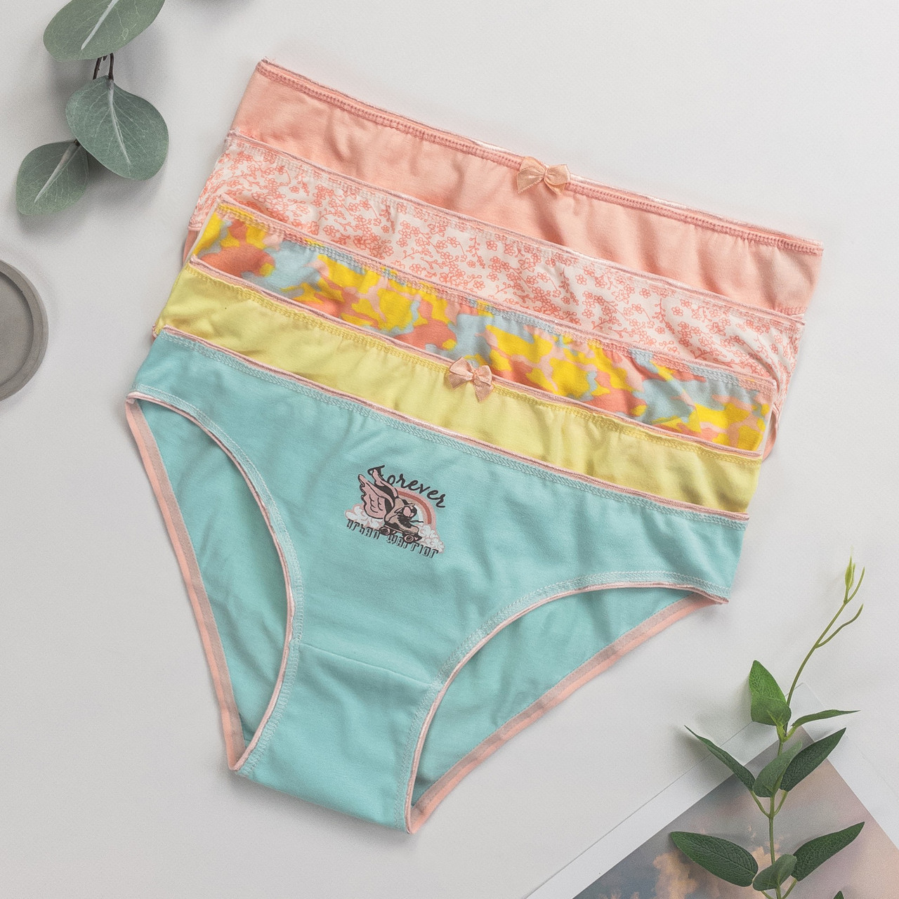 Труси слипи жіночих Nicoleta Туреччина S, M, L, XL | 5 шт.