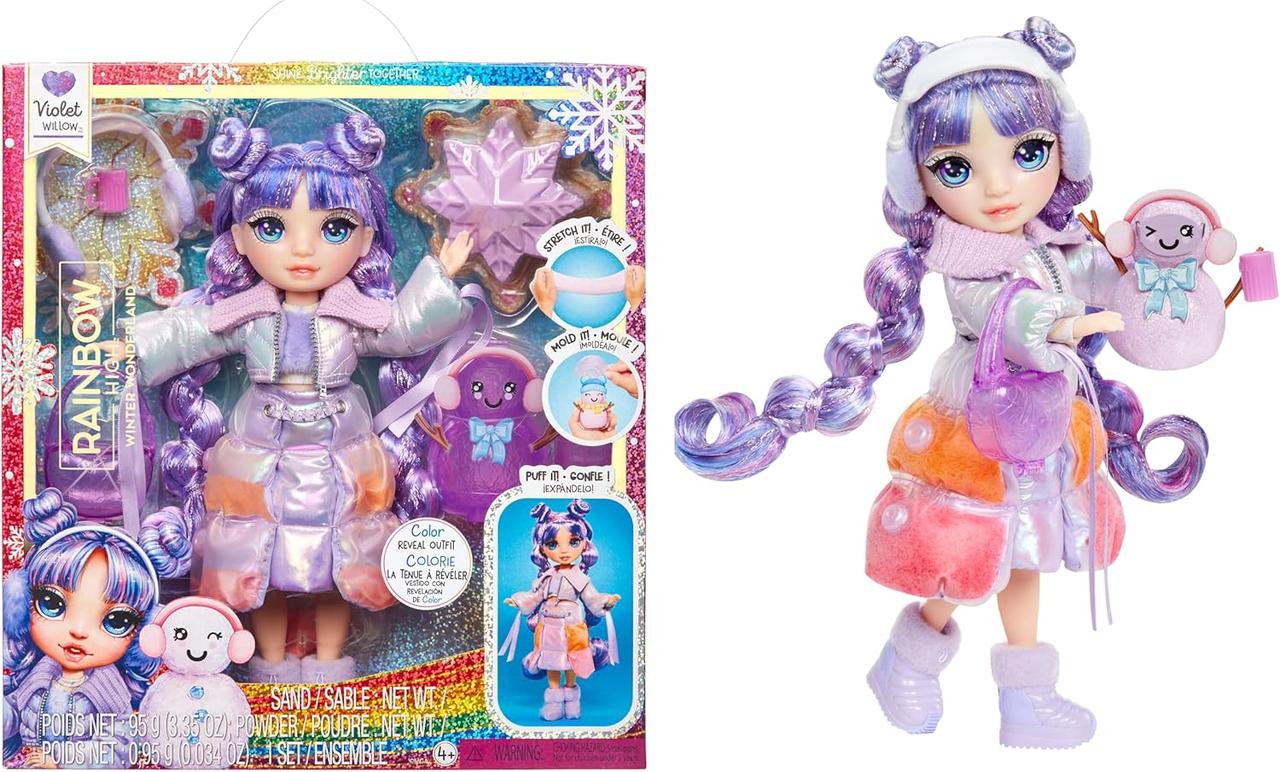 Лялька Рейнбоу Хай Зимова серія Віолетта Rainbow High Winter Wonderland Violet - Purple