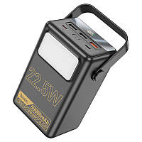 Повербанк Hoco J110 60000mAh 22,5W PD20W+QC3.0 3A1C LED Lamp черный