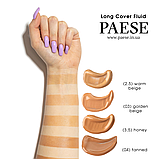 Тональний крем Флюїд вирівнюючий для сухої шкіри Long Cover Fluid Paese 30ml, фото 7