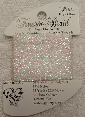 Нить RAINBOW GALLERY Treasure Braid Petite PH10, фото 1