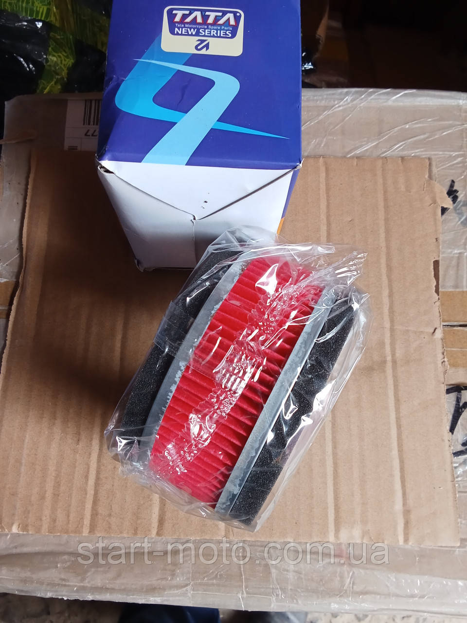Скутер 4T 152QMI <unk> 157QMJ Фільтр круглий GY 125 <unk> 150cm3 фірма TATA — Тайвань технології, фото 1