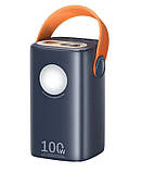 Повербанк Remax RPP-100 60000mAh PD100W+QC 22.5 W 2A2C LED синій, фото 3