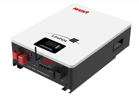 Акумуляторна батарея Must LP16-24100 25,6V 100AH ( чорний/білий ) DS