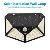 Ліхтар прожектор Solar Wall Lamp SH-100, фото 3