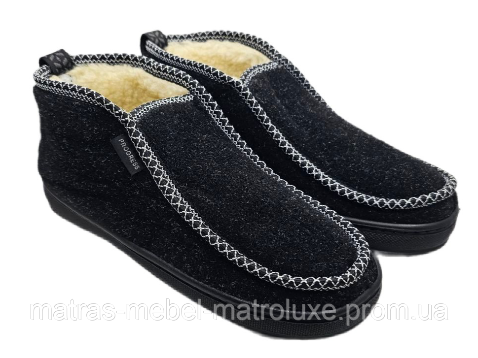 Капці жіночі Прогрес 4607 чорний (6 пар 37-41)