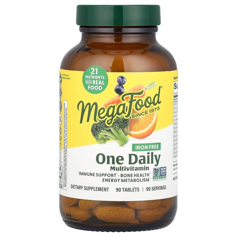 Мультивітаміни без заліза MegaFood "One Daily Iron Free" (90 таблеток)