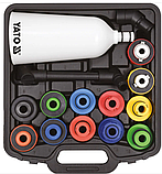 Воронка для заливки оливи в двигуни з адаптерами YATO YT-06919, фото 2