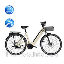 Електровелосипед OKAI EB10 Beige 28', 250(500)W, 14.4Ah, 100km, 25km\h, NFC, App, 29kg, фото 4
