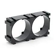 Холдер 18650 1х2 для акумуляторів - 1 шт пластиковий