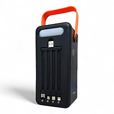 Повербанк ACL PW53 80000mAh із сонячною панеллю та ліхтариком потужна зарядна станція для гаджетів у подорожах, фото 4