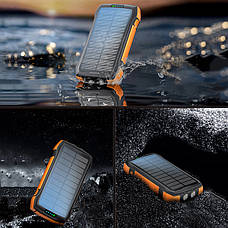 Повербанк Promate SolarTank-20PDQi 20000mAh сонячна панель та ліхтарик, фото 3