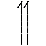 Трекінгові палиці Trizand Комплект 2 шт + аксесуари Чорні 110-130 см (24396), фото 2