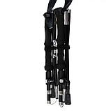 Трекінгові палиці Trizand Комплект 2 шт + аксесуари Чорні 110-130 см (24396), фото 6