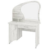 Трюмо фігурне з ящиком та полицями 3 Горіх (100х45х137) Пєхотін, фото 7